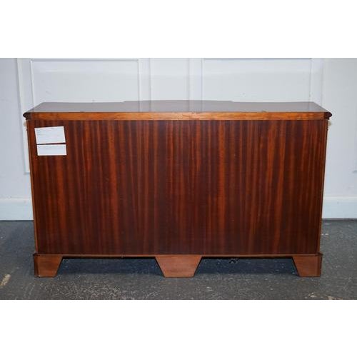 Vintage Serpentine Bow Front Sideboard with Drawers & Cupboard from Wade Furniture For Sale - Image 16 of 18
