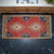 Rustic 1970s Distressed Low Pile Turkish Petite Rug Hand Knotted Entry Mat - 20'' X 41'' For Sale - Image 3 of 10