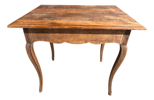 French Oak Side Table, 1800s