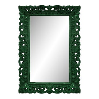 Barcelona Mirror - Glossy Hunter Green For Sale