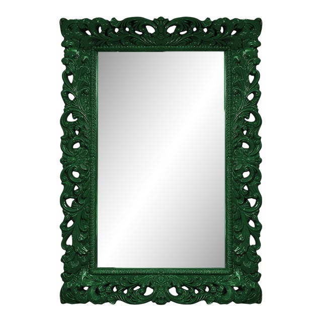 Barcelona Mirror - Glossy Hunter Green For Sale