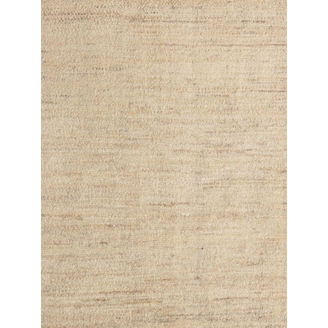 Contemporary Vintage Hand-Knotted Persian Gabbeh Rug 4'10" X 6'8" For Sale - Image 3 of 5