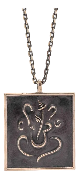 Good Luck Lord Ganesha Pendant Chain Necklace