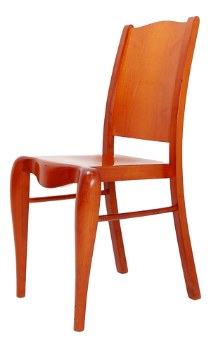 Vintage Wooden Chair by Philippe Starck for Dryade, Italy, 1990s