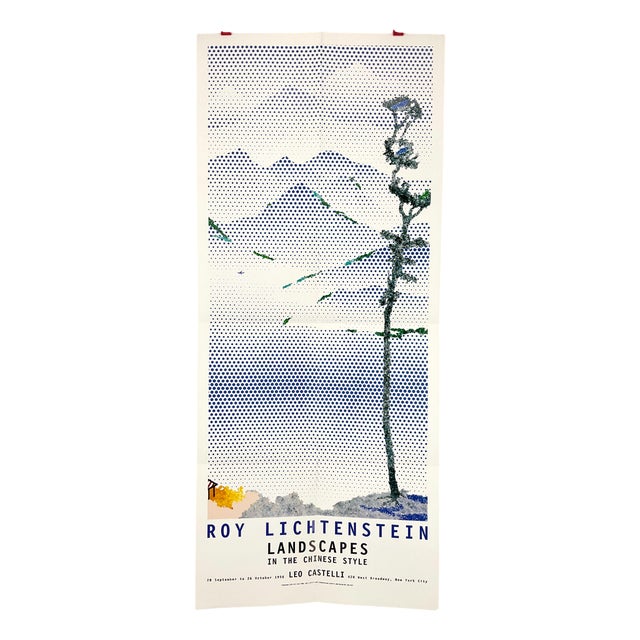 Exhibition Poster for Roy Lichtenstein & Leo Castelli Gallery, New York, USA, 1996 For Sale