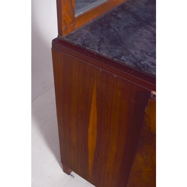 Vintage Portuguese Art Deco Mirror Sideboard, 1920 For Sale - Image 12 of 18