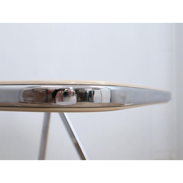 Plastic Platone Folding Table by G.Piretti for A.Castelli, 1970s For Sale - Image 7 of 15