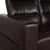 Brown Wave Leather Two-Seater Sofa from Stressless For Sale - Image 8 of 17