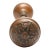 Antique Brass Clifton Five Fold Reading Entry Door Knobs For Sale