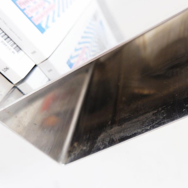 1970s Italian Sculptural Magazine Holder by G. Giuliana and Mazza Sergio for Krupp, 1970 For Sale - Image 5 of 16