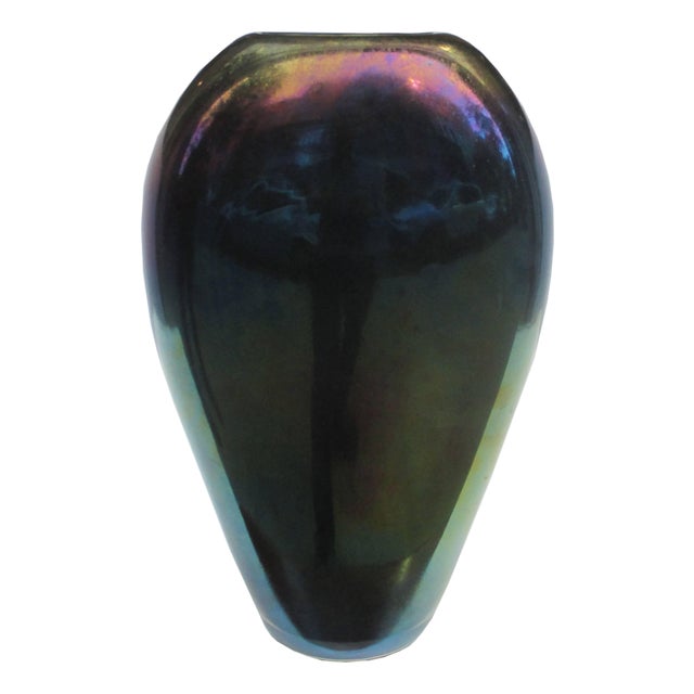Mora' Italian Art Glass Vase by Alejandro Ruiz For Sale