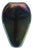 Mora' Italian Art Glass Vase by Alejandro Ruiz For Sale