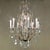 Elegant Parisian Style Brass and Cut Crystal Chandelier was beautifully cast from solid brass just like genuine antique...