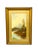 Pair Vintage Gilt Wood Framed English Landacape Paintings For Sale - Image 4 of 17