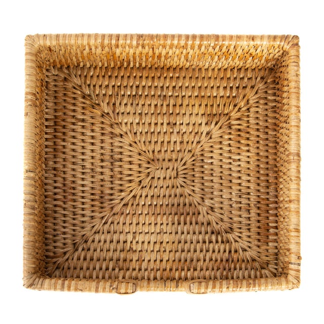 2020s Artifacts Rattan Napkin Holder For Sale - Image 5 of 5