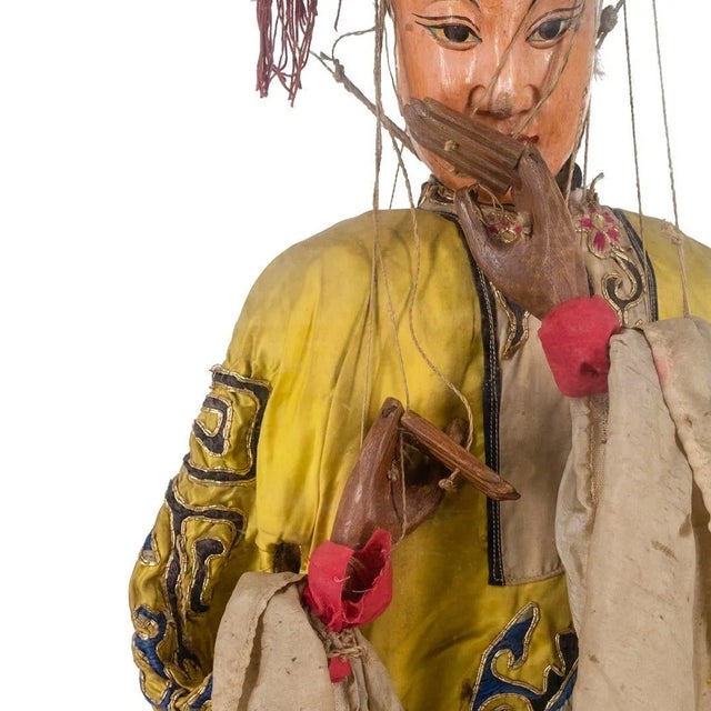 Large Antique Chinese Ceremonial Marionette For Sale - Image 4 of 12