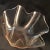 Medium size, clear Lucite Acrylic mid century modern ruffled sculptured serving bowl form the 1970's. Great decorative...