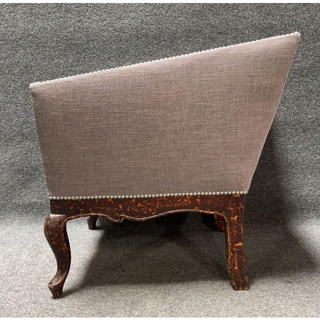 Van Thiel Upholstered Club Chair For Sale In San Diego - Image 6 of 9