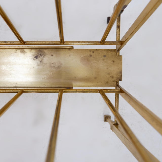 1940s Neoclassical Brass Magazine Rack from Maison Jansen, 1940 For Sale - Image 5 of 15
