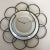 Metal Hand Painted Birds on Porcelain Plates in Floral Pattern Wire Frame - Set of 3 For Sale - Image 7 of 13