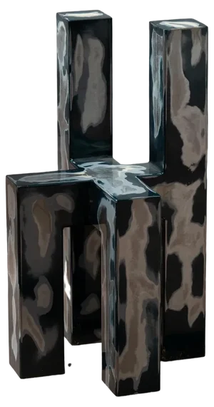 Chapa Y Pintura Shanded Steel Seat by Mut Design