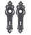 Antique Arts & Crafts Cast Iron Passage Door Knob Set For Sale - Image 9 of 10