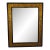 1970s Hollywood Regency Black & Gilt Foliate Relief Rectangular Wall Mirror For Sale