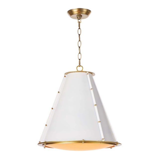 Regina Andrew French Maid Chandelier Small in White For Sale