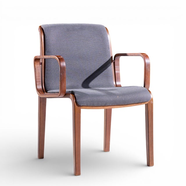 Bill Stephens for Knoll Mid Century Bentwood Dining Chairs - Set of 8 For Sale - Image 10 of 18