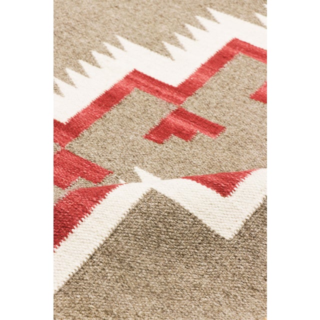 Modern Pasargad Home Tuscany Mocha Wool Area Rug- 8'10'' X 12' 1'' For Sale - Image 3 of 6