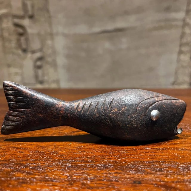 1960s Modernist Fish Handcrafted Wood Bottle Opener Mexico For Sale In San Diego - Image 6 of 10