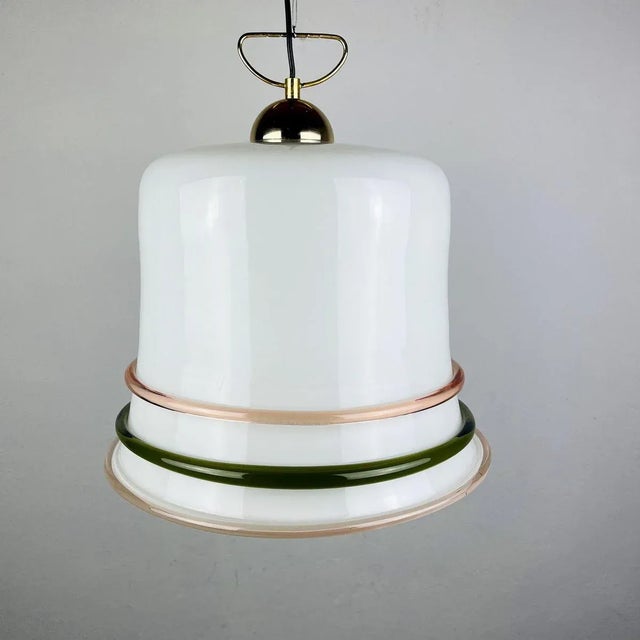 Vintage Italian Murano Glass Ceiling Lamp, 1970s For Sale - Image 14 of 14