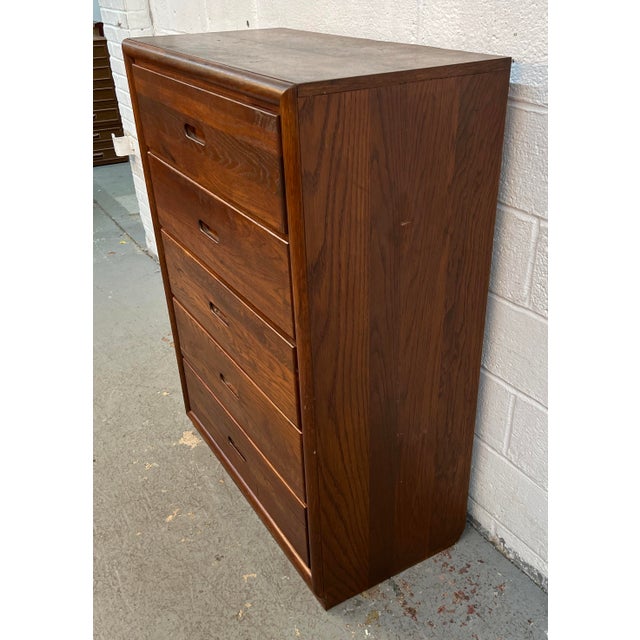 Mid-Century Modern Vintage Five Drawer Dresser by Dixie For Sale - Image 3 of 16