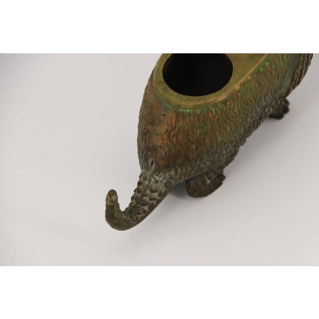 19th Century Victorian Bronze Armadillo Inkwell For Sale - Image 12 of 15