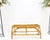 Amber Rattan Bamboo Rectangle Glass Top Mid-Century Modern Coffee Table Mnt! For Sale - Image 8 of 12