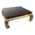 Asian Influenced Ming Legged Brass Coffee Table After Mastercraft For Sale