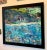 Textile Contemporary, Abstract, Figurative Oil Painting, Ocean Beach Art For Sale - Image 7 of 9