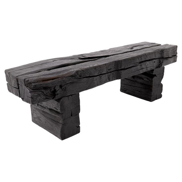 Garden Bench by Logniture For Sale - Image 16 of 16