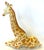 Vintage Resting Giraffe Hand Painted and Signed Italian Ceramic Statue C1991 For Sale - Image 9 of 12