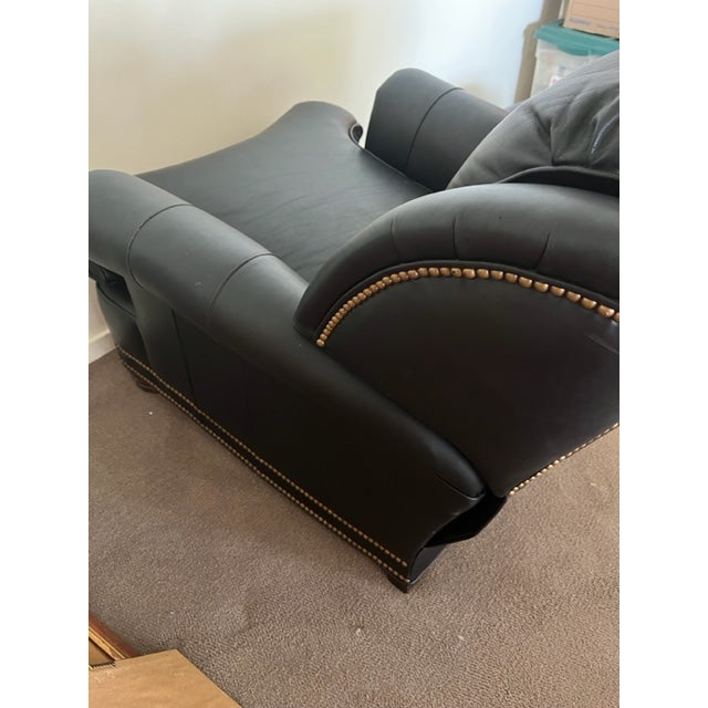 Hancock & Moore Austin High Back Tilt Chair + Ottoman 1 Chair & 1