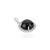 Gemstone 11.55 Ct Black Star Pendant Halo Zircon in 925 Sterling Silver for Her For Sale - Image 7 of 12