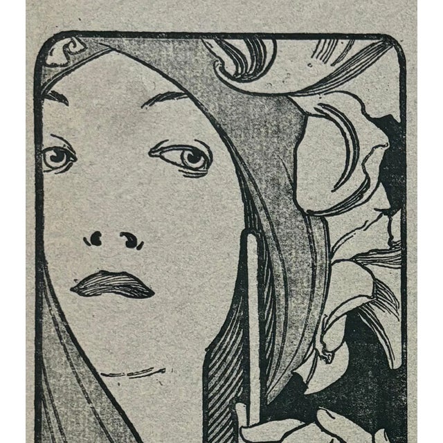 Alphonse Mucha, Cover for l'Estampe Moderne, December 1898, Lithograph For Sale - Image 6 of 9