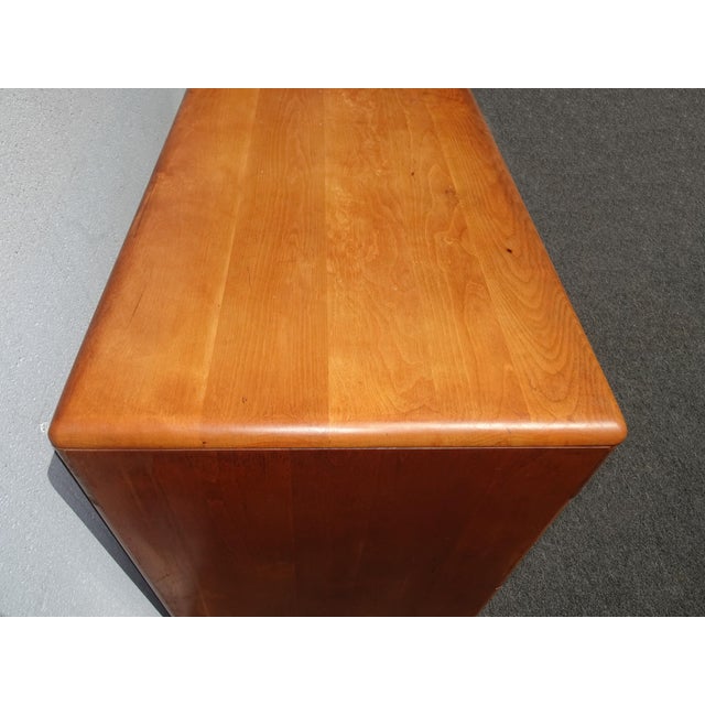 Authentic Vintage Mid Century Modern Heywood Wakefield Desk For Sale - Image 9 of 12