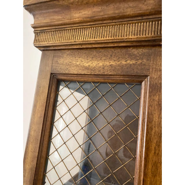 Late 20th Century Solid Wood Dining Room China Hutch For Sale - Image 4 of 13