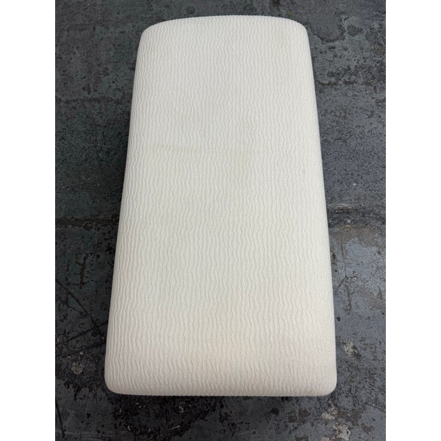 2010s Shermag Furniture Upholstered Bench For Sale - Image 5 of 12