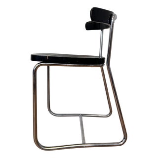 Vintage Bauhaus Model B257 Chrome Chair by Émile Guillot, 1928 For Sale