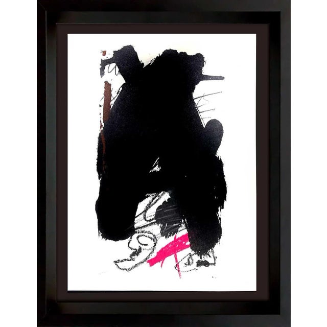1970s Antoni Tapies Lithograph Original L/E No.83 Color Lithograph 1973 For Sale - Image 5 of 5
