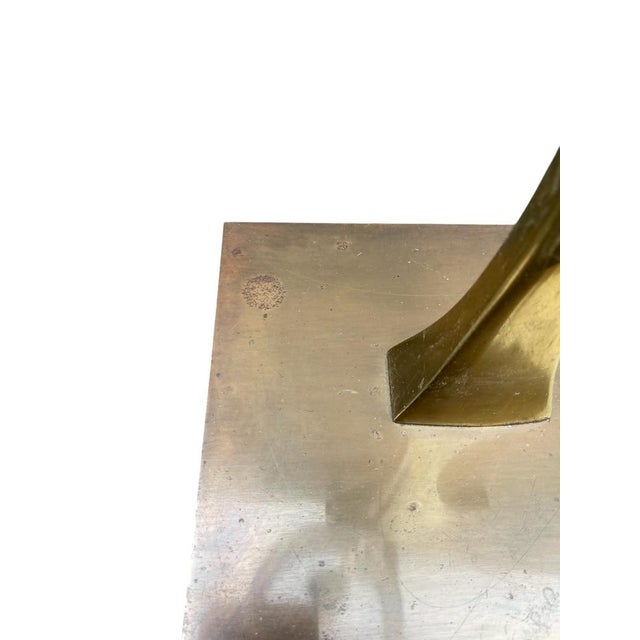 Mid-Century Modern Vintage Sculptural Bronze Floor Lamp by Willy Daro, 1970s For Sale - Image 3 of 9
