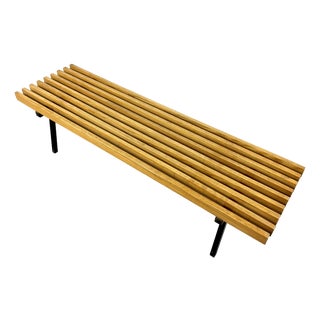 Vintage Danish Teak Bench, 1970s For Sale