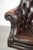 Chesterfield Desk Chair in Brown Cowhide Leather For Sale - Image 10 of 17